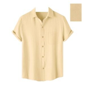 Pinkmint Men’s Solid Classic Fit Shirt