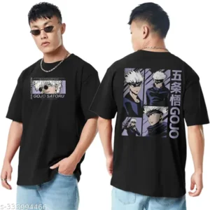 oversized t shirt for men/ over size t shirt for men/ t shirts/ t shirts men cotton/ t shirt/ t shirt/ t shirt for men/ oversized t shirt/ baggy t shirt / baggy tshirt for men/casual tshirt Back Print Anime