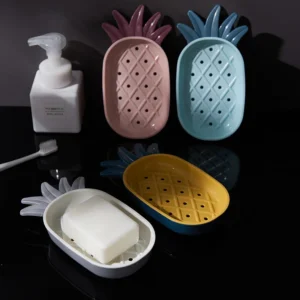 Pineapple Shaped Soap Box (Random Colors)